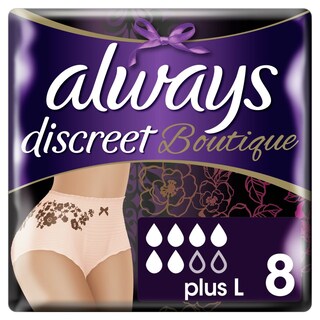 ALWAYS | DISCREET | Σερβιέτες Discreet Boutique Large 8 Τεμάχια