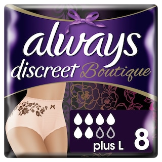 ALWAYS | DISCREET | Σερβιέτες Discreet Boutique Large 8 Τεμάχια