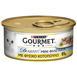 GOURMET | DIAMANT | Γατοτροφή Με Κοτόπουλο 85 gr