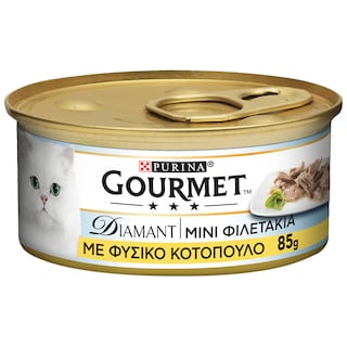 GOURMET | DIAMANT | Γατοτροφή Με Κοτόπουλο 85 gr