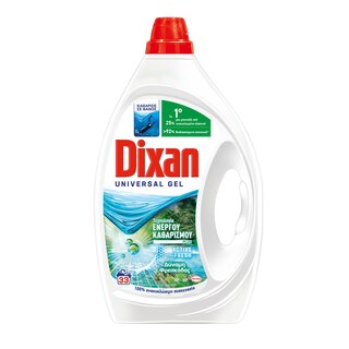DIXAN | Υγρό Πλυντηρίου Ρούχων Δύναμη Φρεσκάδας 33 Μεζούρες