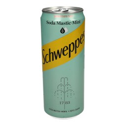 SCHWEPPES | ΣΟΔΑ ΜΑΣΤΙΧΑ ΜΕΝΤΑ KΟΥΤΙ 33O ML