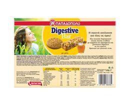 ΠΑΠΑΔΟΠΟΥΛΟΥ | DIGESTIVE | Μπάρες Δημητριακών Digestive Μέλι 5x28gr Έκπτωση 0.30Ε 140 ΓΡ -0,30Ε