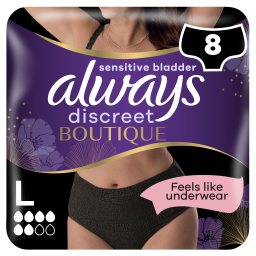 ALWAYS | DISCREET | Εσώρουχα Ακράτειας Discreet Boutique Large 8 Τεμάχια