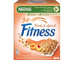 NESTLE | FITNESS | Μπάρες Δημητριακών Ροδάκινο Βερίκοκο 6 X 23.5gr