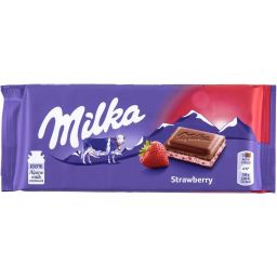 MILKA | Σοκολάτα Φράουλα 100g