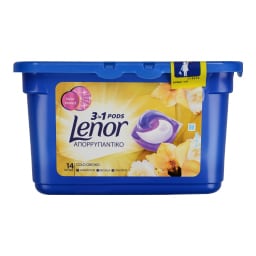 LENOR | Kάψουλες Πλυντηρίου Ρούχων 3in1 Pods Gold Orchid 14 Μεζούρες