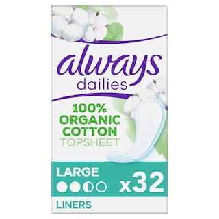 ALWAYS | Σερβιετάκια Cotton Protection Large 32 Τεμάχια