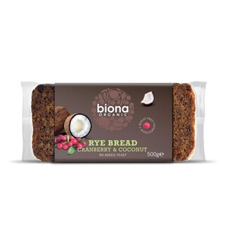 BIONA | Ψωμί Σίκαλης με Κράνμπερυ 500 gr