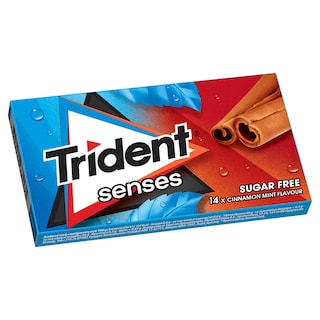 TRIDENT | Τσίκλα Senses Κανέλλα Μέντα 27gr