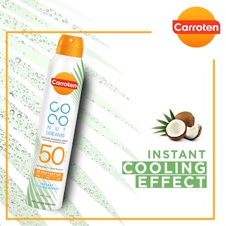 CARROTEN | Αντηλιακό Spray Διάφανο Coconut Dreams SPF50 200ml