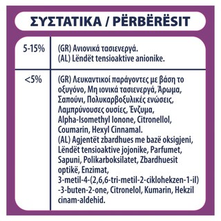 SKIP | Σκόνη Πλυντηρίου Ρούχων Cajoline Lilium  45 Μεζούρες