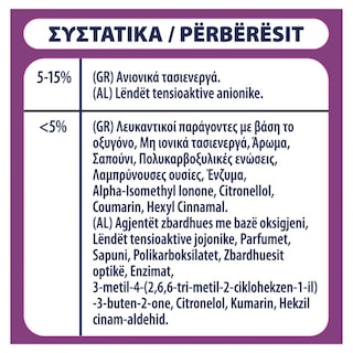SKIP | Σκόνη Πλυντηρίου Ρούχων Cajoline Lilium  45 Μεζούρες
