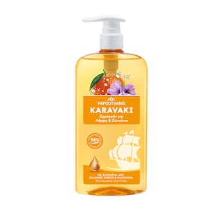 KARAVAKI | Σαμπουάν Λάμψης & Ζωντάνιας Αντλία 600ml