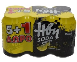 HBH | ΣΟΔΑ ΛΕΜΟΝΙ ΚΟΥΤΙ 4 Χ 330 ML