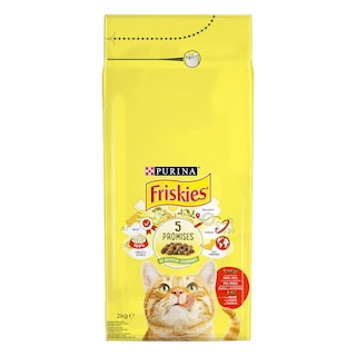 FRISKIES | Ξηρά Τροφή Γάτας Βοδινό & Κοτόπουλο με Λαχανικά 2kg
