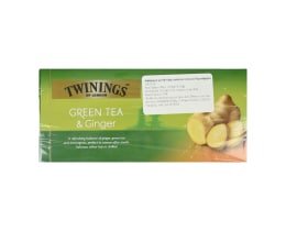 TWININGS | Τσάι Πράσινο Τζίντζερ Λεμονόχορτο 25x1.6g