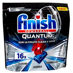 FINISH | Ταμπλέτες Πλυντηρίου Πιάτων Quantum Ultimate Regular 16 Τεμάχια
