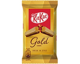 KITKAT | Γκοφρέτα Gold Caramel Λευκή Σοκολάτα 41.5gr