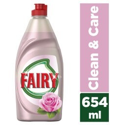 FAIRY | Υγρό Πιάτων Τριαντάφυλλο & Σατέν 654ml