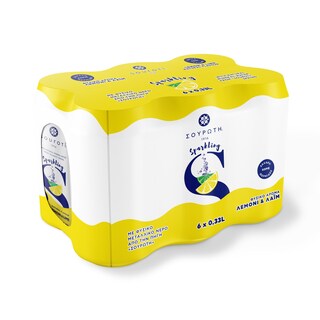 ΣΟΥΡΩΤΗ | Carbonated Water Lemon 6x330ml