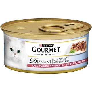 GOURMET | DIAMANT | DIAMANT ΓΑΤΟΤΡΟΦΗ ΒΟΔΙΝΟ 85 GR  85 GR