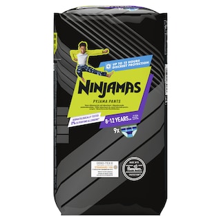 NINJAMAS | Πάνες Βρακάκι Pyjama Pants 8-12 Ετών για Αγόρια 9 Τεμάχια