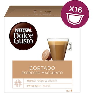 NESCAFE | DOLCE GUSTO | Κάψουλες Dolce Gusto Cortado Espresso Macchiato 100.8g