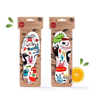 CHRISTOU1910 | CHILD. INSOLE WHITE MONST.  27 32 1PC