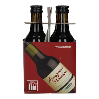 ΜΠΟΥΤΑΡΗ | ΟΙΝΟΣ ΕΡΥΘΡΟΣ ΑΓΙΟΡΓΗΤΙΚΟ 4 Χ 187 ML