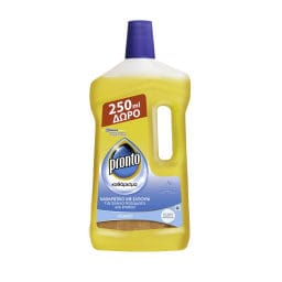 PRONTO | Υγρό Καθαριστικό Με Σαπούνι Ξύλινα Πατώματα & Έπιπλα 1lt +250ml Δώρο