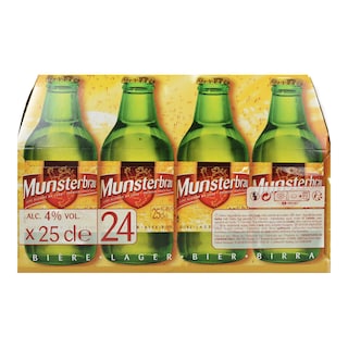 MUNSTERBRAU | Μπύρα Lager 24x250ml
