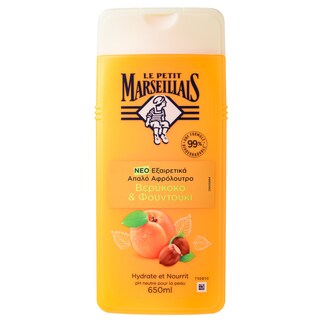 LE PETIT MARSEILLAIS | Αφρόλουτρο Βερύκοκο & Φουντούκι 650ml
