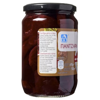 ΑΒ | Beetroot Slices in Brine 500g