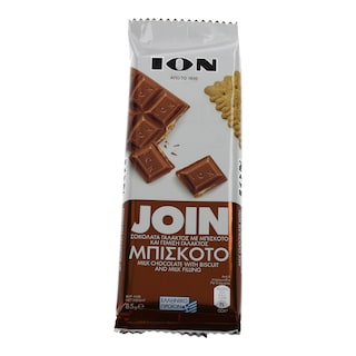 ΙΟΝ | JOIN | ΣΟΚΟΛΑΤΑ ΓΑΛΑΚΤΟΣ ΜΠΙΣΚΟΤΟ 85 GR