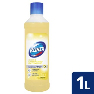 KLINEX | Καθαριστικό Πατώματος Hygiene Λεμόνι 1lt Έκπτωση 35%