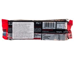 EAT NATURAL | ΜΠΑΡΑ ΔΗΜΗΤΡΙΑΚΩΝ ΜΕ ΜΗΛΟ ΤΖΙΝΤΖΕΡ ΜΑΥΡΗ ΣΟΚΟΛΑΤΑ 45 GR