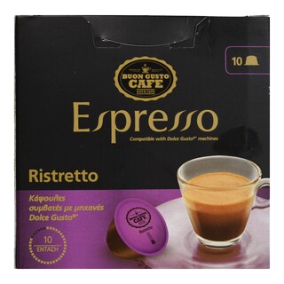 BUON GUSTO | Κάψουλες Καφέ Dolce Gusto Espresso Ristretto 10x7.5g
