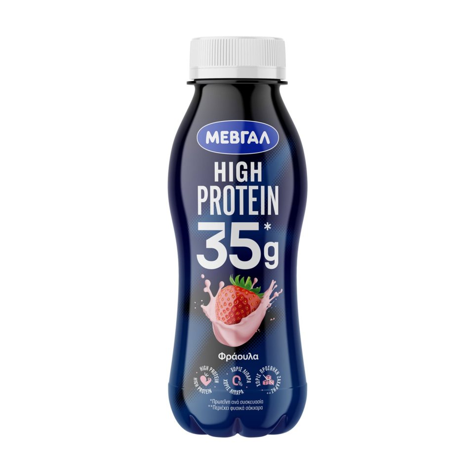 ΜΕΒΓΑΛ Ρόφημα High Protein Φράουλα 330ml