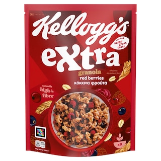 KELLOGGS | Δημητριακά Extra Κόκκινα Φρούτα 400g