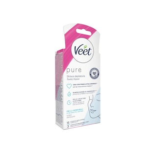VEET | Ταινίες Αποτρίχωσης Κεριού Easy Gel Πρόσωπο Υποαλλεργικές 16 Τεμάχια