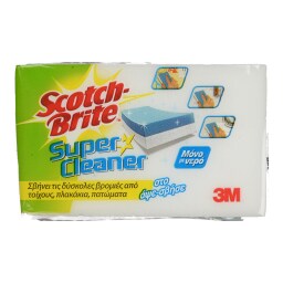 SCOTCH BRITE | Σφουγγάρι Super Cleaner 1 Τεμάχιο