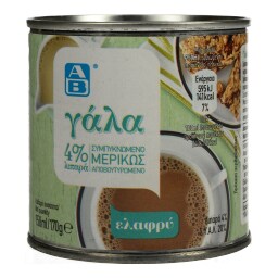 ΑΒ | Γάλα ΕΛΑΦΡΥ 4% 170 gr