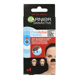 GARNIER | Ταινίες Αφαίρεσης Σμήγματος Με Άνθρακα 4 Τεμάχια