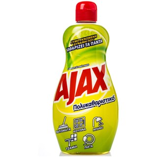 AJAX | GEL ΓΕΝΙΚΟΥ ΚΑΘΑΡΙΣΜΟΥ LEMON FRESHNESS 500 ML