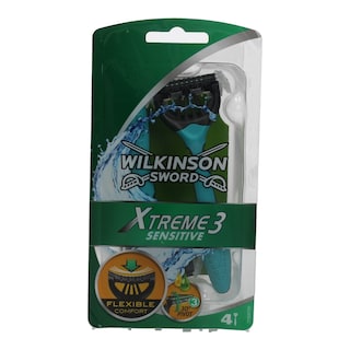 WILKINSON | EXTREME 3 | ΞΥΡΙΣΤΙΚΗ ΜΗΧΑΝΗ ΜΙΑΣ ΧΡΗΣΗΣ SENSITIVE 4 ΤΕΜ