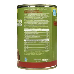 FAMILY FRIENDS | Σκυλοτροφή Βοδινό & Κοτόπουλο Κονσέρβα 400gr