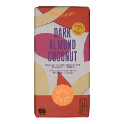 DELICATA | Σκούρα Σοκολάτα Αμύγδαλα Καρύδα 180gr