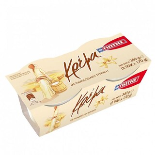 Κρέμα Βανίλια Παραδοσιακή 2x170g