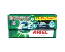 ARIEL | Kάψουλες Πλυντηρίου Ρούχων Allin1 Pods Unstoppables 13+13 Τεμάχια Δώρο